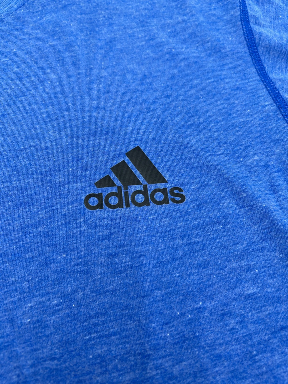 adidas Heathered Blue Ultimate 2.0 Climalite Tee XL - Picture 2 of 8